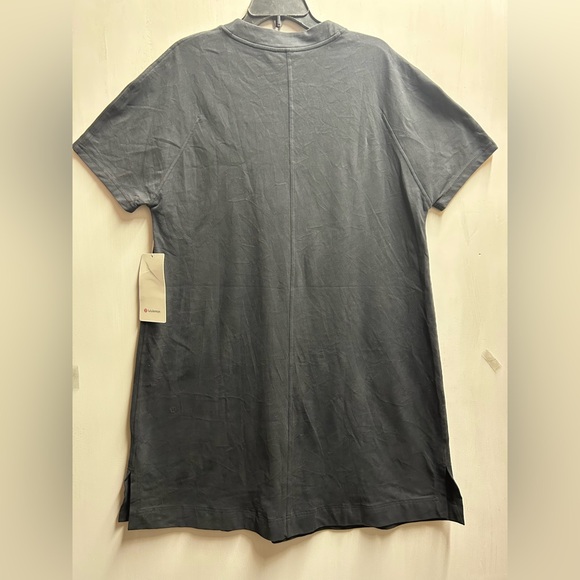Heavyweight cotton  T shirt dress 
 
 Black size 10 lululemon - Picture 2 of 6
